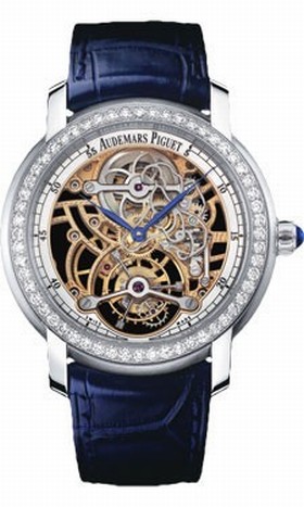 Audemars Piguet Skeleton Tourbillon Diamond Platinum 950 Ladies Watch 26357PT.ZZ.D028CR.01