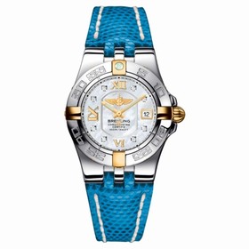 Breitling Galactic 30 Two Tone MOP / Diamond / Blue Teju (B71340L2.A680.169Z)