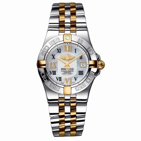 Breitling Galactic 30 Two Tone MOP / Roman / Two Tone Bracelet (B71340L2.A688.368D)