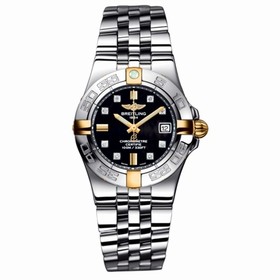 Breitling Galactic 30 Two Tone Black / Diamond / Bracelet (B71340L2.BA15.368A)