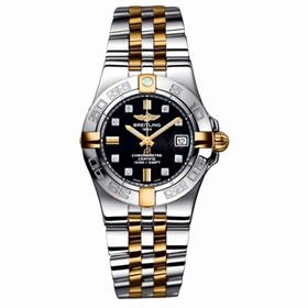 Breitling Galactic 30 Two Tone Black / Diamond / Two Tone Bracelet (B71340L2.BA15.368D)