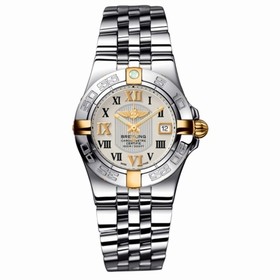 Breitling Galactic 30 Two Tone Silver / Roman / Bracelet (B71340L2.G671.368A)
