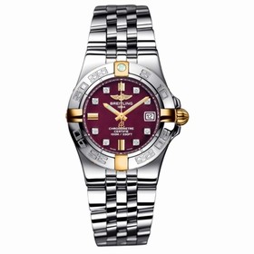 Breitling Galactic 30 Two Tone Red / Diamond / Bracelet (B71340L2.K526.368A)