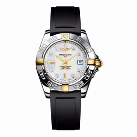 Breitling Galactic 32 Two Tone MOP / Diamond / Rubber (B71356L2.A710.133S)
