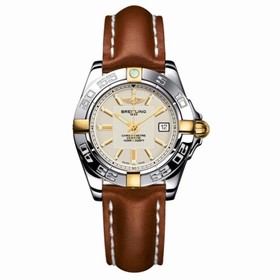 Breitling Galactic 32 Two Tone Silver / Calf (B71356L2.G703.406X)