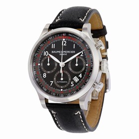Baume and Mercier Capeland Black Dial Chronograph Men's Watch 10001