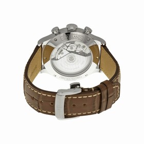 Baume and Mercier Capeland White Dial Chronograph Men's Watch 10082