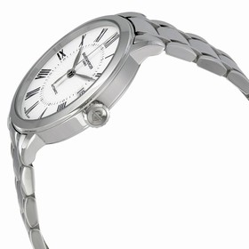 Baume and Mercier Classima Automatic White Sunray Dial Stainless Steel Ladies Watch MOA10220