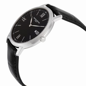 Baume and Mercier Classima Executives Black Dial Stainless Steel Men's Watch 10098