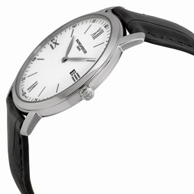 Baume and Mercier Classima Executives White Dial Stainless Steel Men's Watch 10097