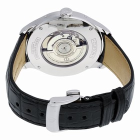 Baume and Mercier Clifton Blue Dial Moonphase Black Alligator Men's Watch 10057