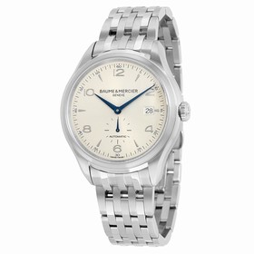 Baume and Mercier Clifton Silver Dial Stainless Steel Automatic Men's Watch 10099