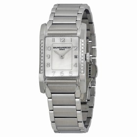 Baume and Mercier Hampton Mother of Pearl Diamond Ladies Watch 10051