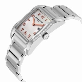 Baume and Mercier Hampton Silver Dial Stainless Steel Ladies Watch 10023