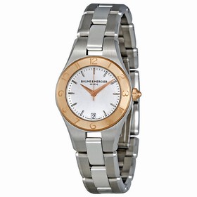 Baume and Mercier Linea Rose Gold Bezel Ladies Watch 10014