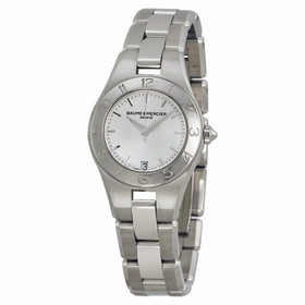 Baume and Mercier Linea Silver Dial Ladies Watch 10009