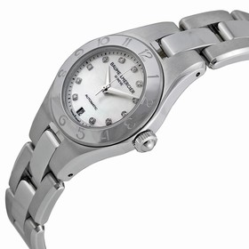 Baume and Mercier Mother of Pearl Diamond Dial Steel Ladies Watch 10113