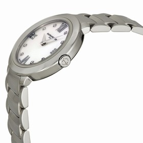Baume and Mercier Promesse Mother of Pearl Stainless Steel Ladies Watch 10158