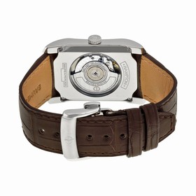 Baume et Mercier Classima Silver Dial Brown Leather Watch MOA10156