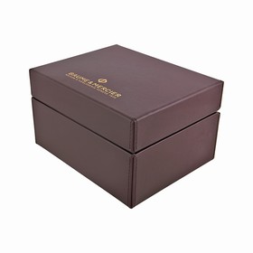 Baume et Mercier Classima Silver Dial Brown Leather Watch MOA10156