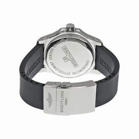Beitling Colt Chronograph Black Dial Black Rubber Men's Watch A7438811-BD45BKPD