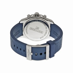 Beitling Colt Chronograph White Dial Blue Rubber Men's Watch A7338811-G790BLPT3