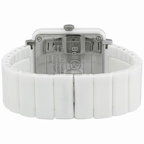 Bell & Ross Aviation 39 MM White Unisex Watch BRS-WH-CERAMIC/SCE