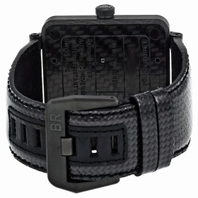 Bell & Ross Aviation Carbon Fiber Black Dial 46 MM Automatic Men's Watch BR-01-92-CARBON-FIBER