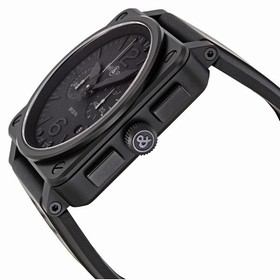 Bell & Ross Aviation Phantom All Black Dial Chronograph Men's Watch BR03-94-PHANTOM