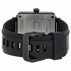Bell & Ross BR 01 Instrument Automatic Black Dial Men's Watch BR0192-BL-CER-SRB