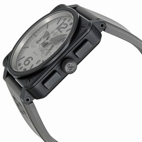 Bell & Ross Commando Automatic Chronograph Dark Grey Men's Watch BR0394-COMMANDO