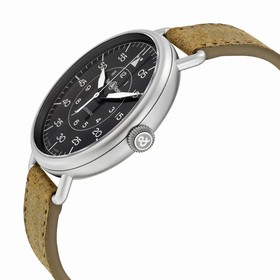 Bell & Ross Military Black Dial Distressed Leather Strap Automatic Men's Watch BRWW192-MIL