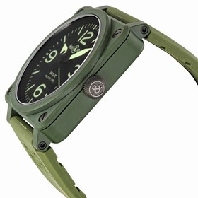 Bell & Ross Military Khaki Ceramic Men's Watch BR0392-CERAM-MIL