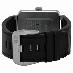 Bell & Ross Officer Automatic Black Dial Black Leather Men's Watch BR0397-BL-SI-SCA