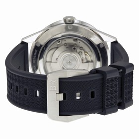 Bell & Ross Sport Heritage Black Dial Black Rubber Men's Watch BR123-HER-SRB