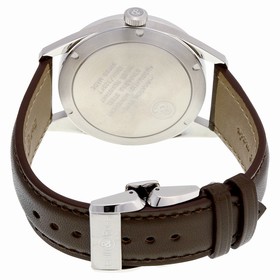 Bell & Ross Vintage Automatic Beige Dial Brown Leather Men's Watch BRV123-BEI-ST-SCA