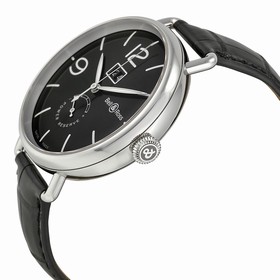 Bell & Ross Vintage Automatic Black Dial Black Leather Men's Watch BLRBRWW190-BL-ST