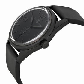 Bell & Ross Vintage Automatic Black Dial Black Rubber Men's Watch BRV123-PHANTOM