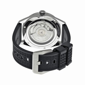 Bell & Ross Vintage Black Dial Black Rubber Men's Watch BRV123-BL-GMT-SRB