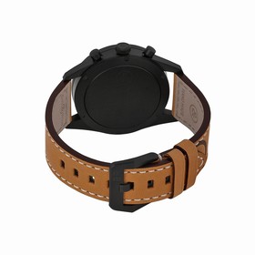 Bell & Ross Vintage Heritage Black Dial Tan Leather Men's Watch BR126-HERITAGE