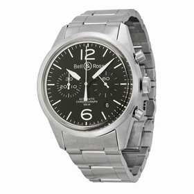 Bell & Ross Vintage Original Men's Watch BR126-ORIG-BLK-SS