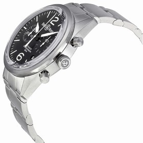 Bell & Ross Vintage Original Men's Watch BR126-ORIG-BLK-SS