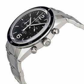 Bell & Ross Vintage Sport Black Chronograph Dial Automatic Men's Watch BRV126-BL-BE-SST