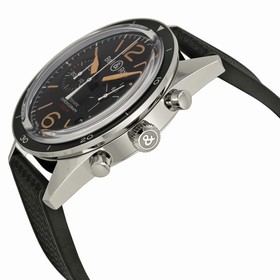 Bell & Ross Vintage Sport Heritage Black Dial Automatic Men's Watch BRV126-ST-HER-SRB