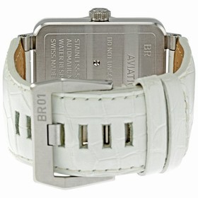 Bell & Ross White Ceramic Diamond Mother of Pearl Men's Watch BR0392-WH-C-D-SCA