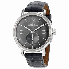Bell & Ross WW1 Argentium Automatic Grey Dial Men's Watch BRWW1-ME-AG-RU-S