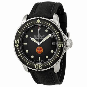 Blancpain Fifty Fathoms Automatic Black Dial Stainless Steel Men's Watch 5015B-1130-52