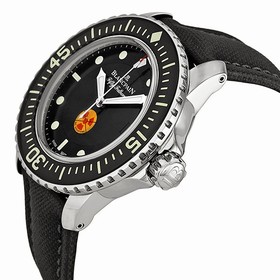 Blancpain Fifty Fathoms Automatic Black Dial Stainless Steel Men's Watch 5015B-1130-52