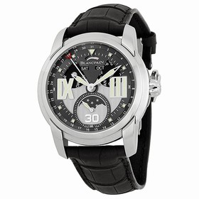Blancpain L-Evolution Grey Dial Black Crocodile Leather Men's Watch 8866-1134-53B