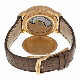 Blancpain Villeret Moonphase & Complete Calendar Automatic Oplaine Dial Brown Leather Men's Watch 6664-3642-55B